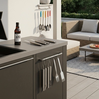 BBQ island accessories and equipment