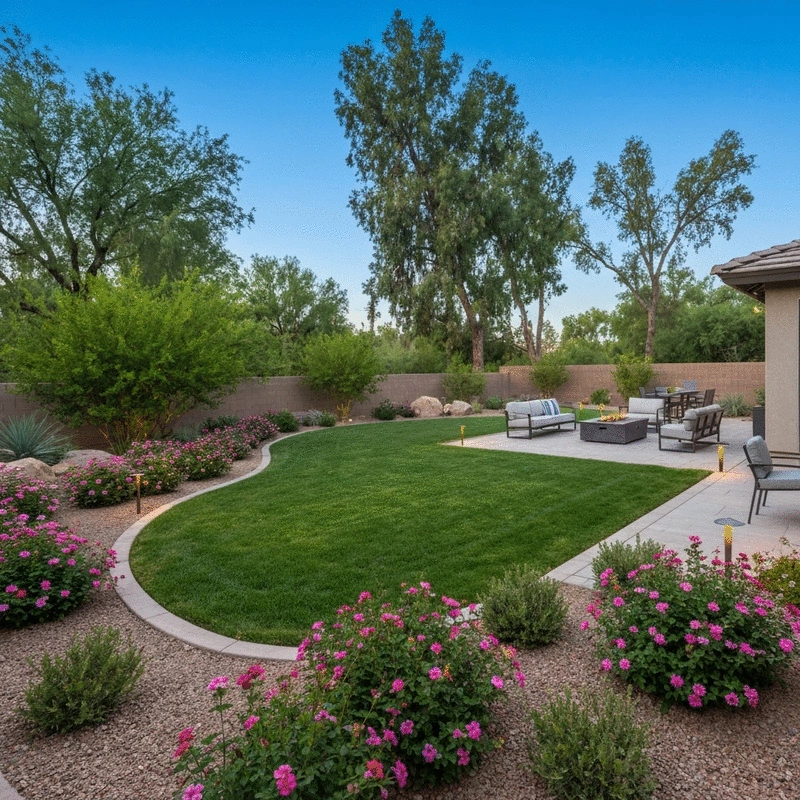 Full Backyard Overhauls Near Bartlett Lake Rd, Cave Creek