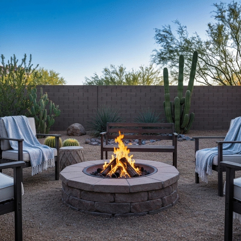 Outdoor Fire Pits in Carefree, Cave Creek