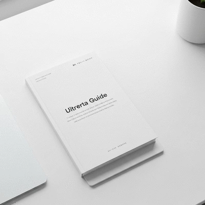Digital guide or eBook mockup