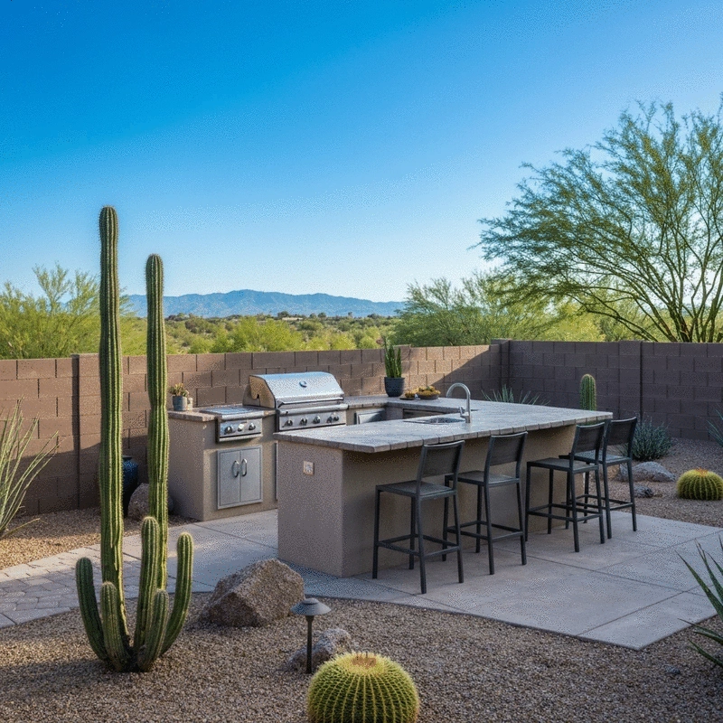 Outdoor Kitchen Permits Guide Cave Creek, Foothills