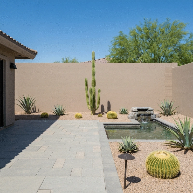 Desert Backyard Renovations Near Dynamite Blvd, Cave Creek