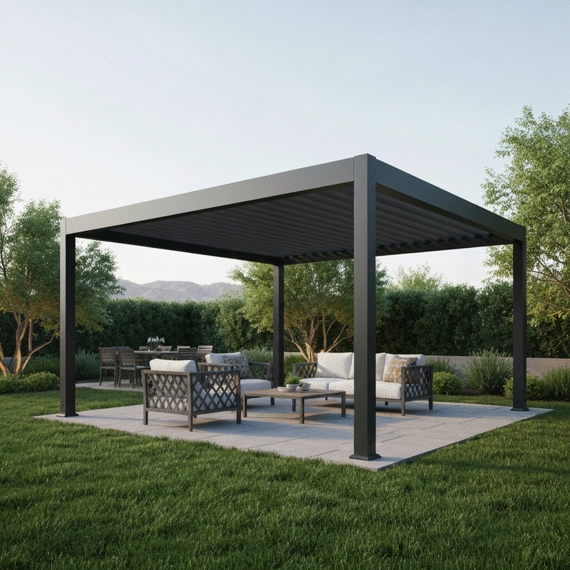 Louvered Pergolas in Carefree, Cave Creek