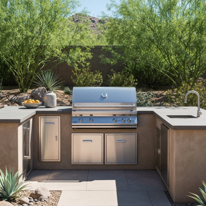 Professional Outdoor Kitchen Install Cave Creek, Happy Valley