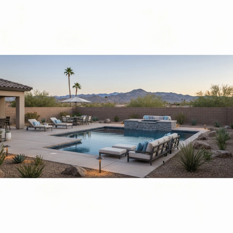 Luxury Backyard Transformations in Venturoso, Cave Creek