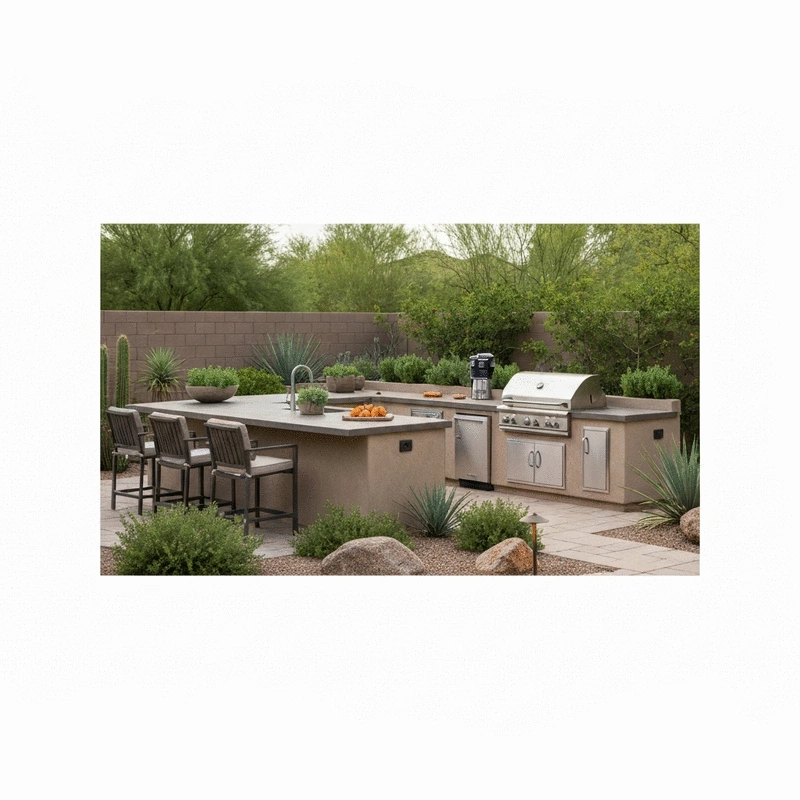 Luxury Outdoor Kitchen in Cave Creek, Terravita