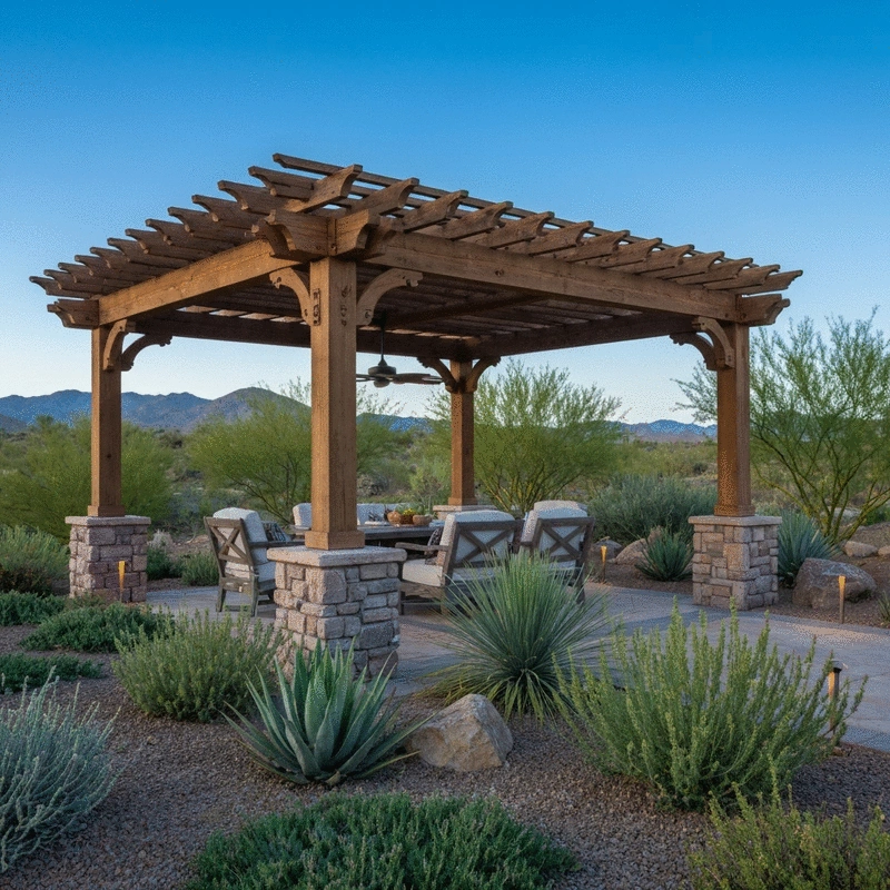 Custom Pergolas in Carefree, Cave Creek