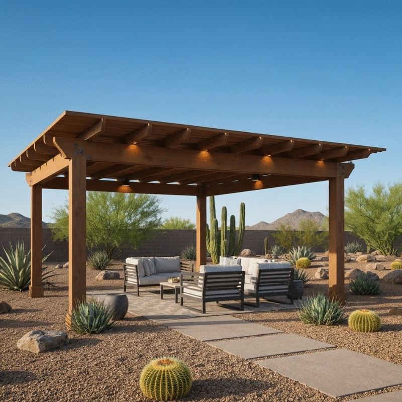 Affordable Pergolas in Cave Creek, Desert Foothills